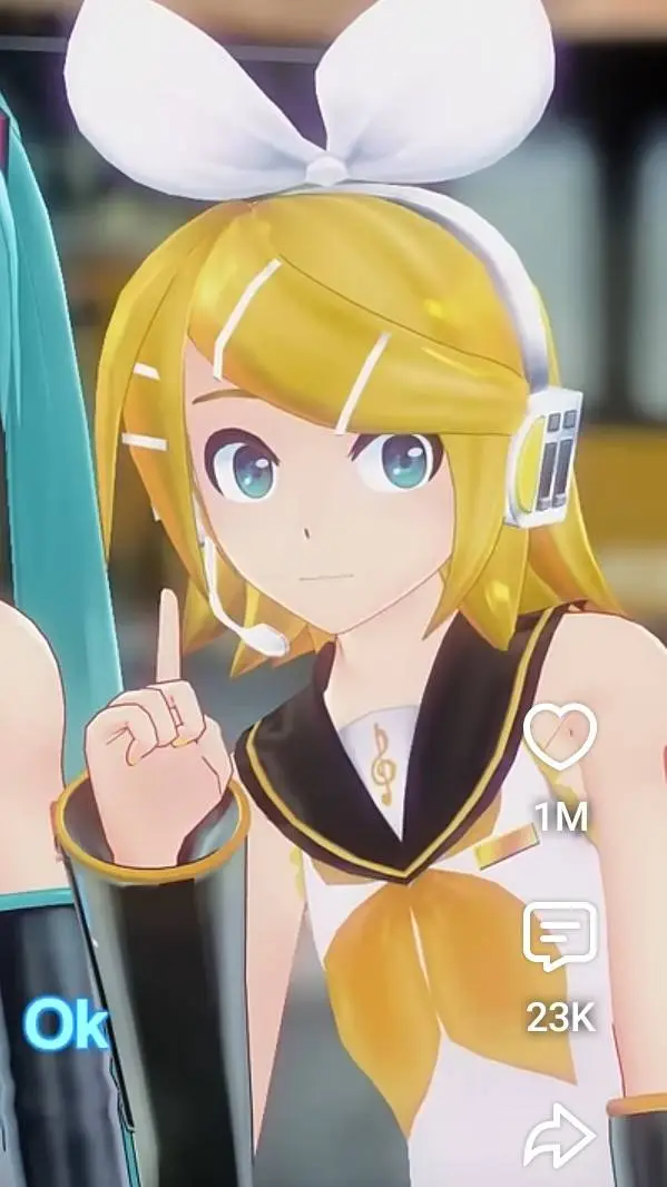 ai character: Kagamine  Rin  background