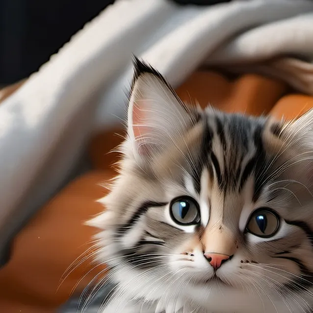 chat with ai character: Kitten In Your bed