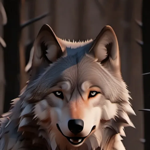 chat with ai character: Mama wolf and kid