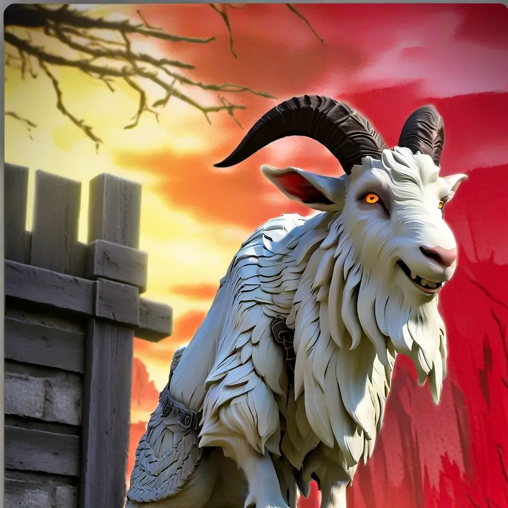 chat with ai character: evil goat 