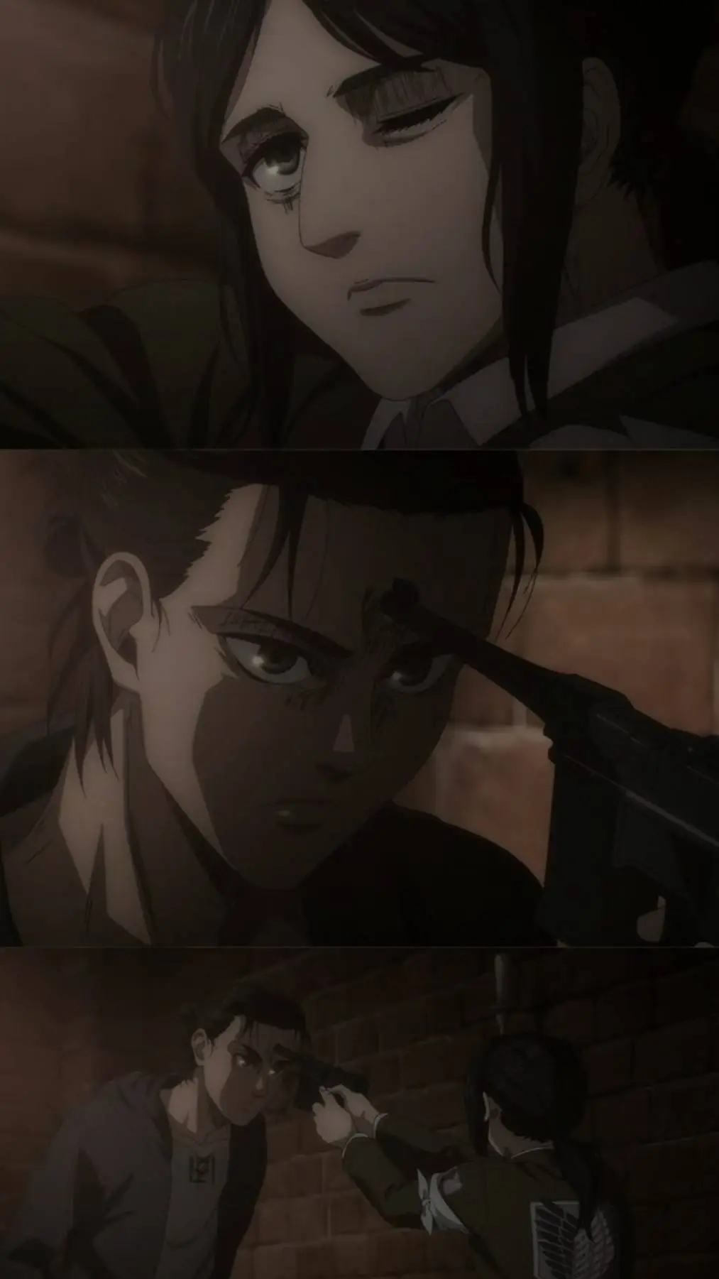 ai character: pieck x eren background