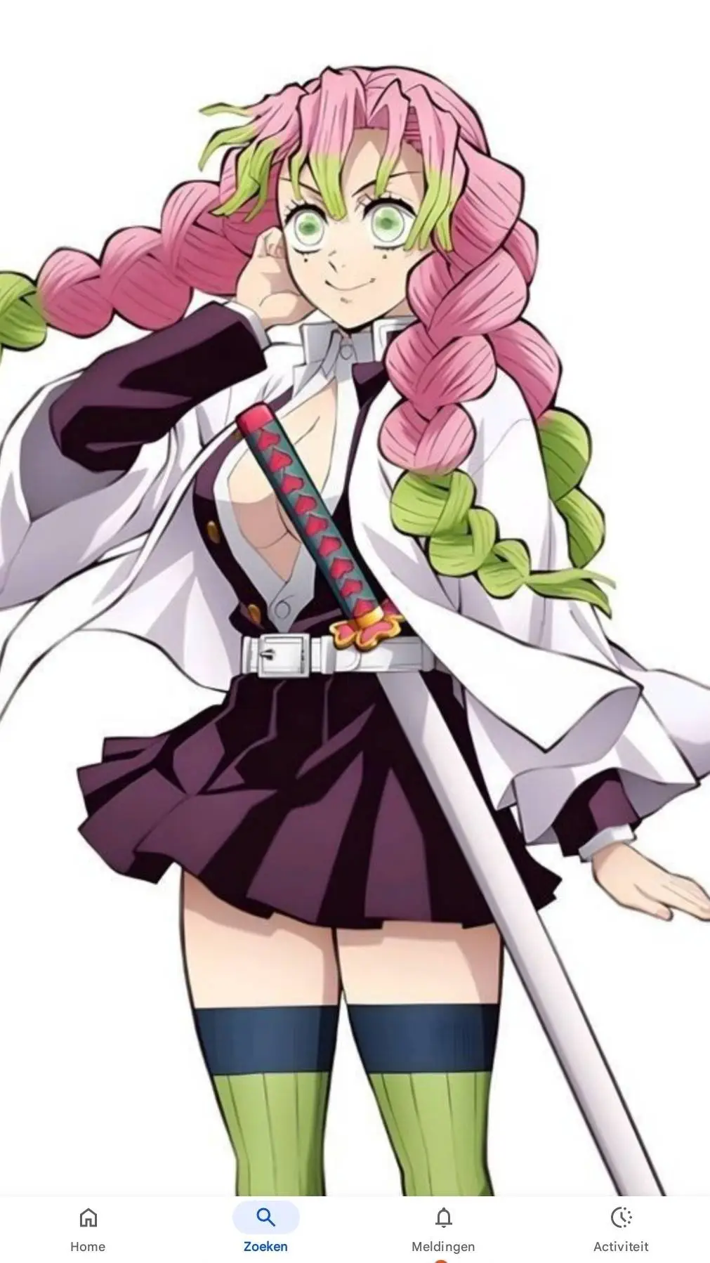 ai character: love demon mitsuri background