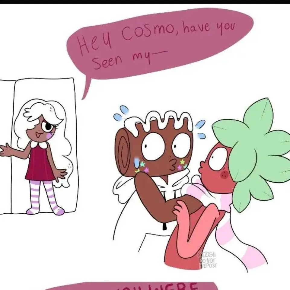 chat with ai character: cosmo x sprout gay