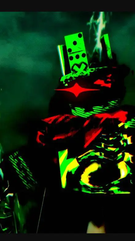 ai character: 🦠🗡️1x1x1🗡️🦠 background