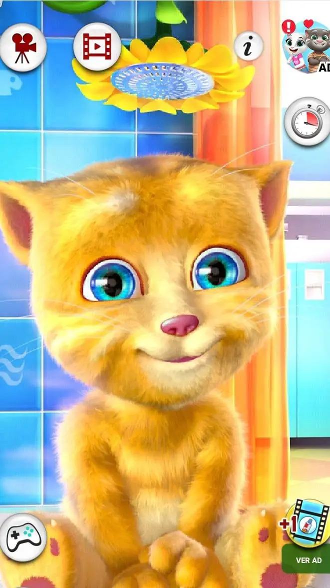 ai character: Ginger  background