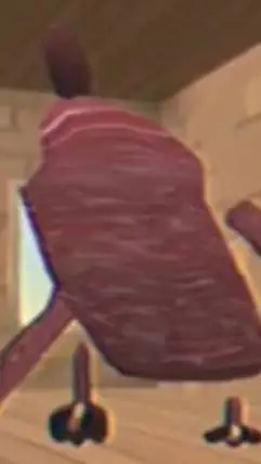 ai character: meat chicken  background