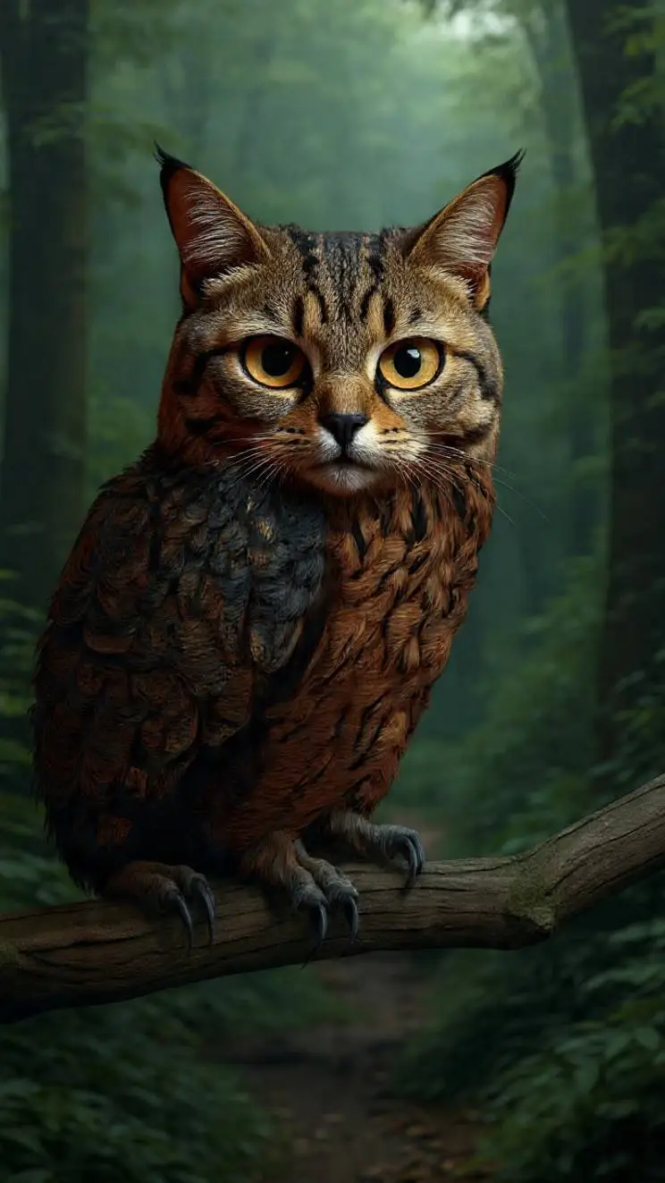 ai character: meowl pero con ia🤑 background