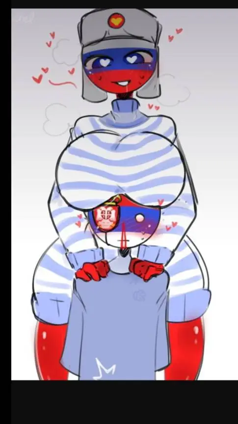 ai character: rusia x serbia background