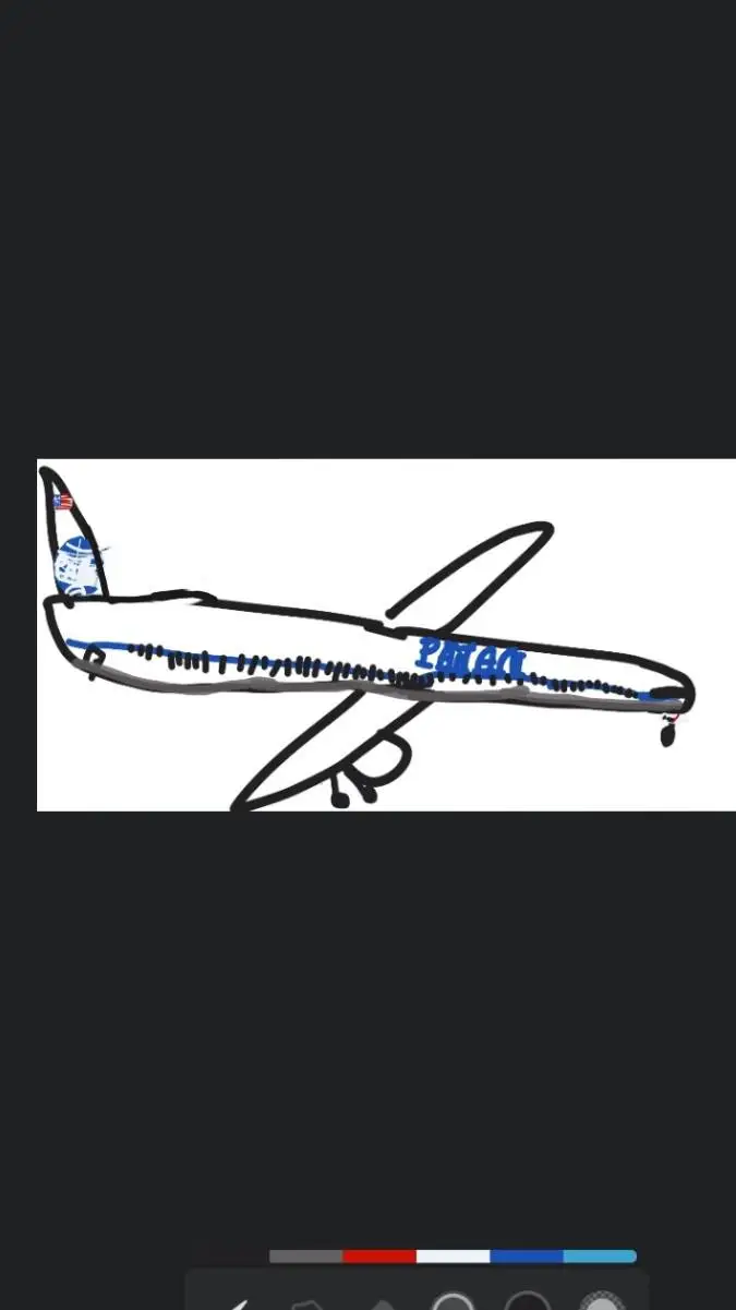 ai character: pan am B757 background