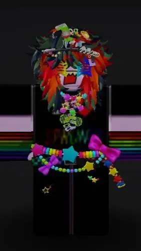 ai character: paraspunki dancer! background