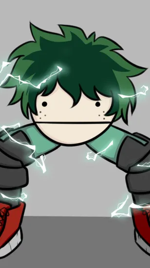 ai character: Bakudeku child background