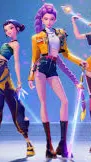 ai character: Huntr/x background