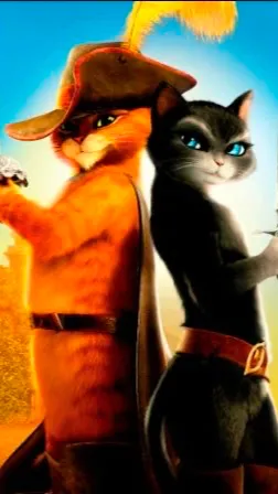 ai character: Puss x Kitty  background