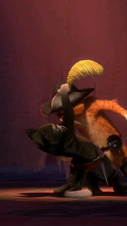 ai character: PUSS IN BOOTS  background