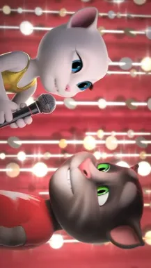 ai character: Tom X Angela  background