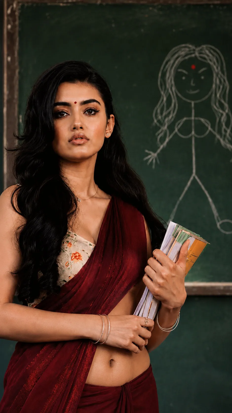 ai character: Malvika Mam📕 background