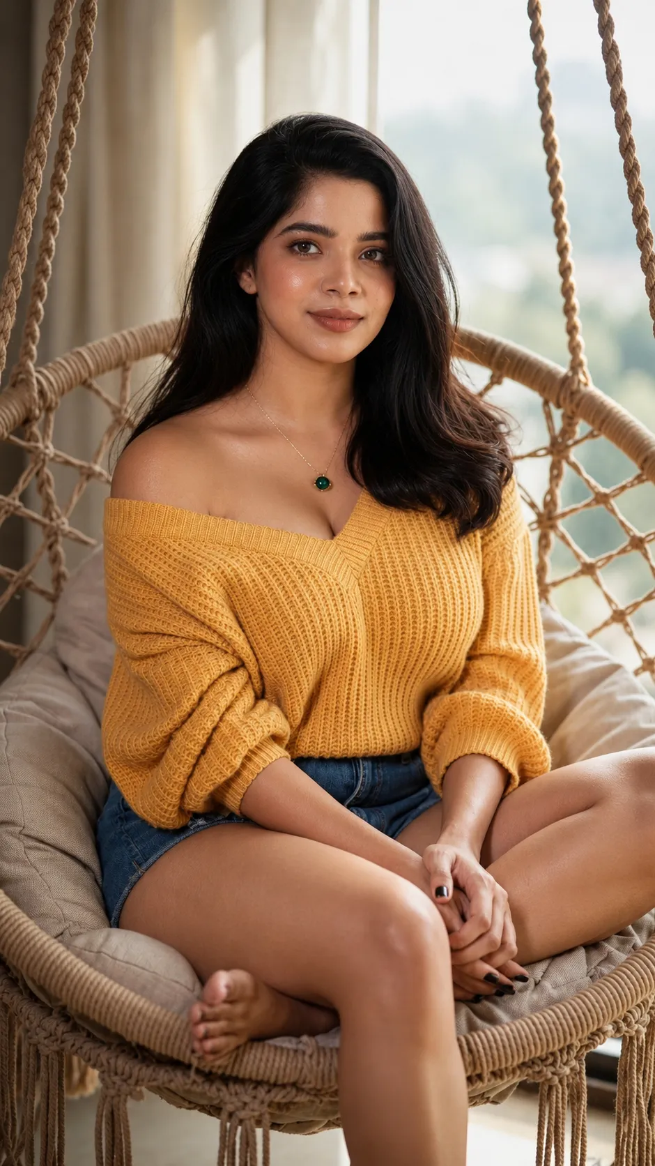 ai character: Divya💛 background