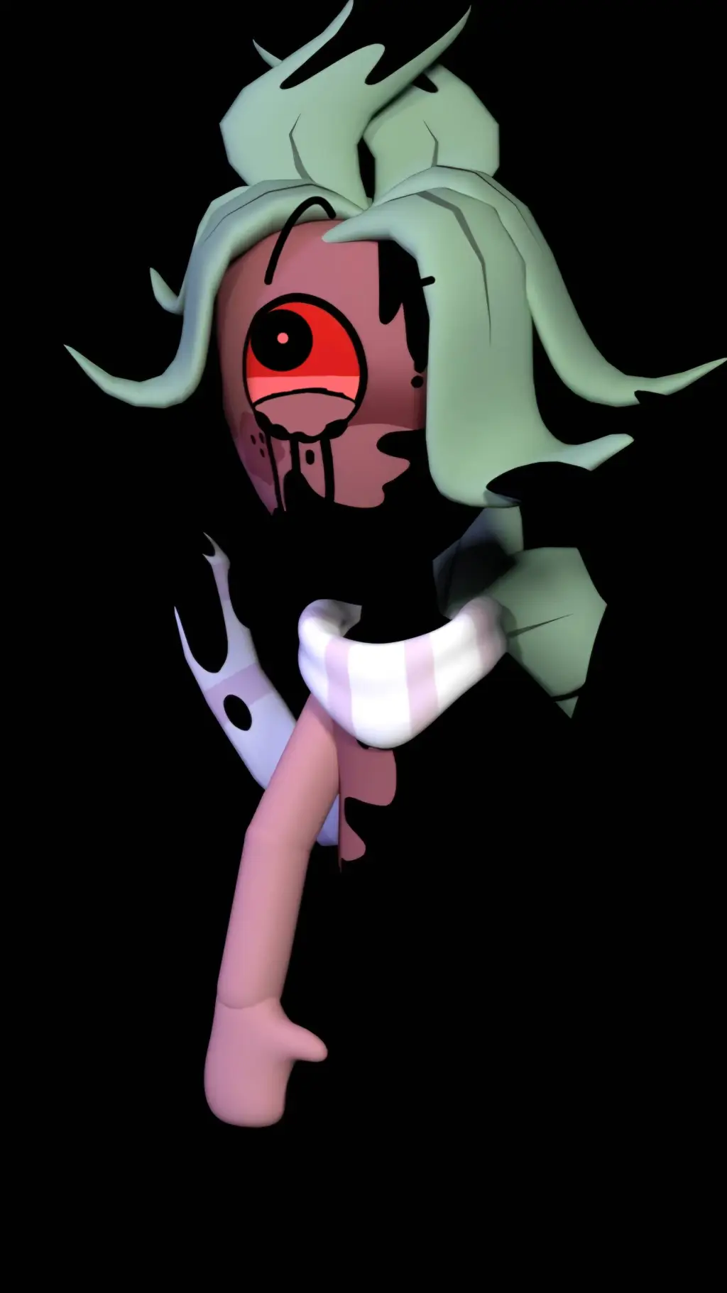 ai character: sprout but funny background