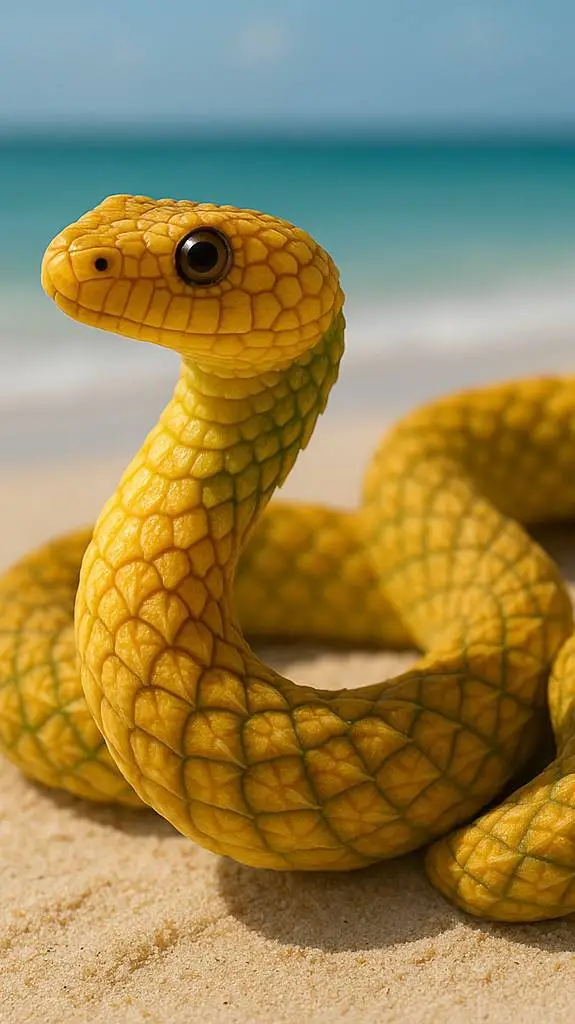 ai character: serpente ananasini background