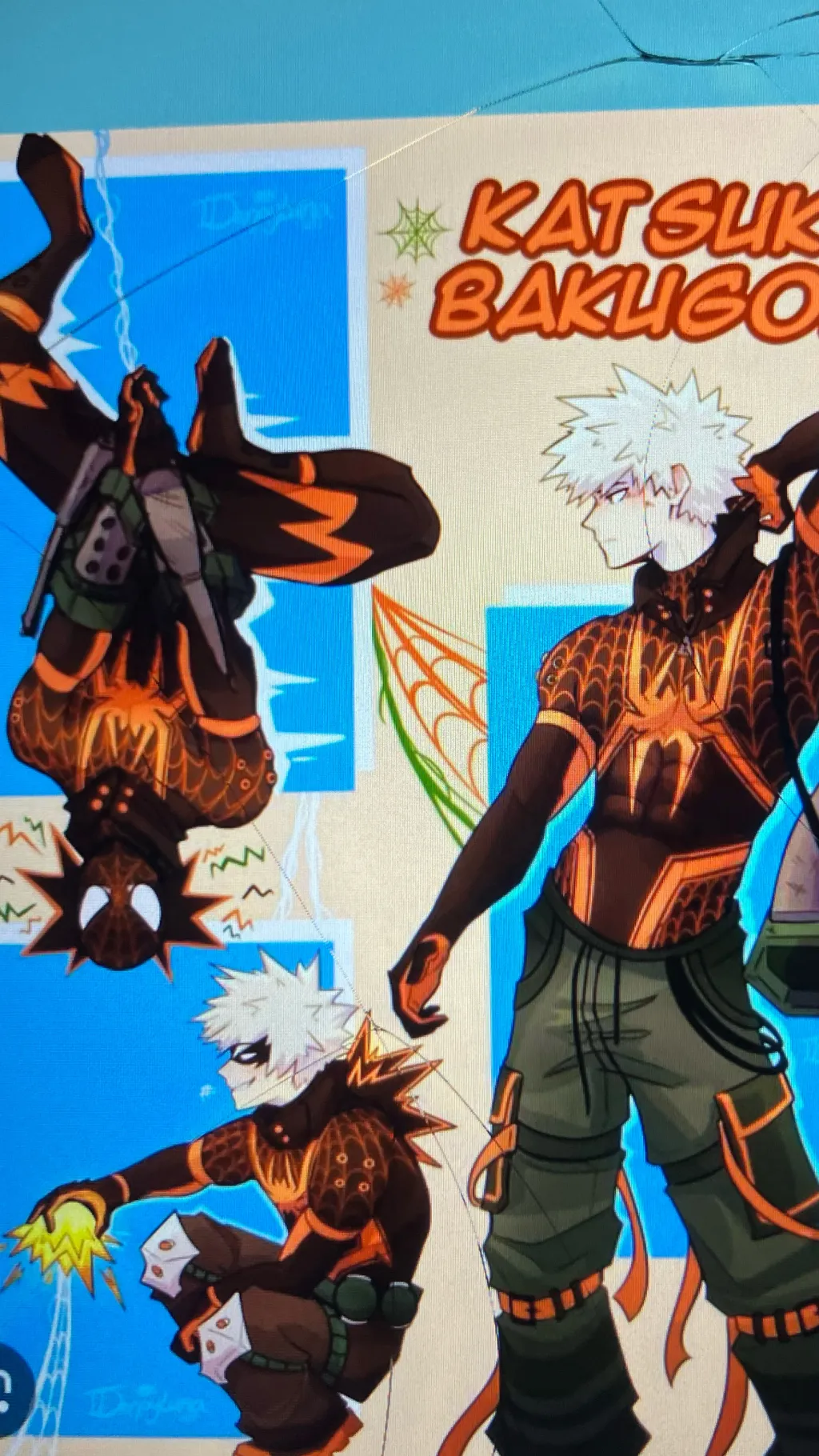 ai character: Mha love triangle  background