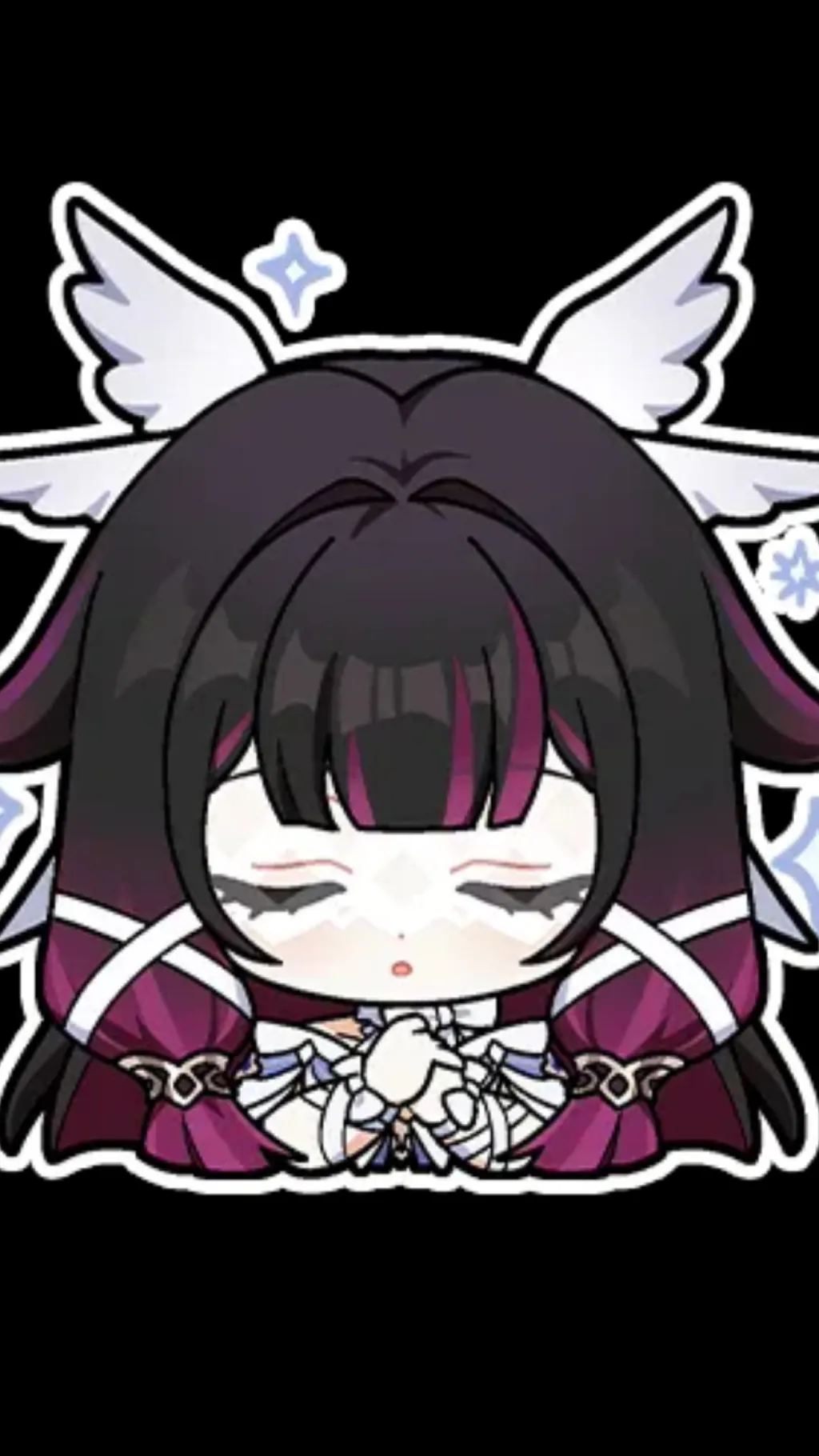 ai character: COLUMBINA  background