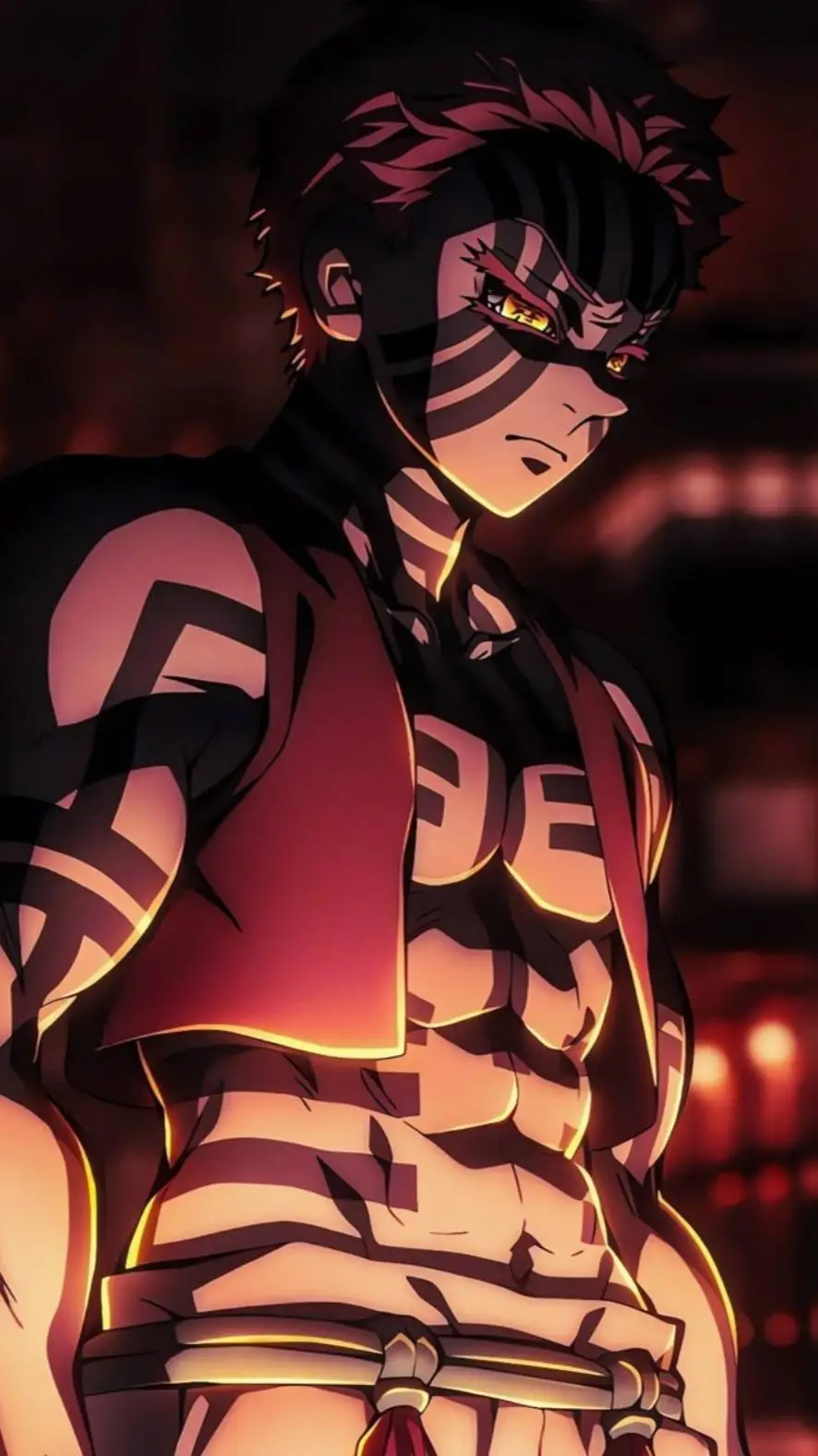 ai character: Akaza background