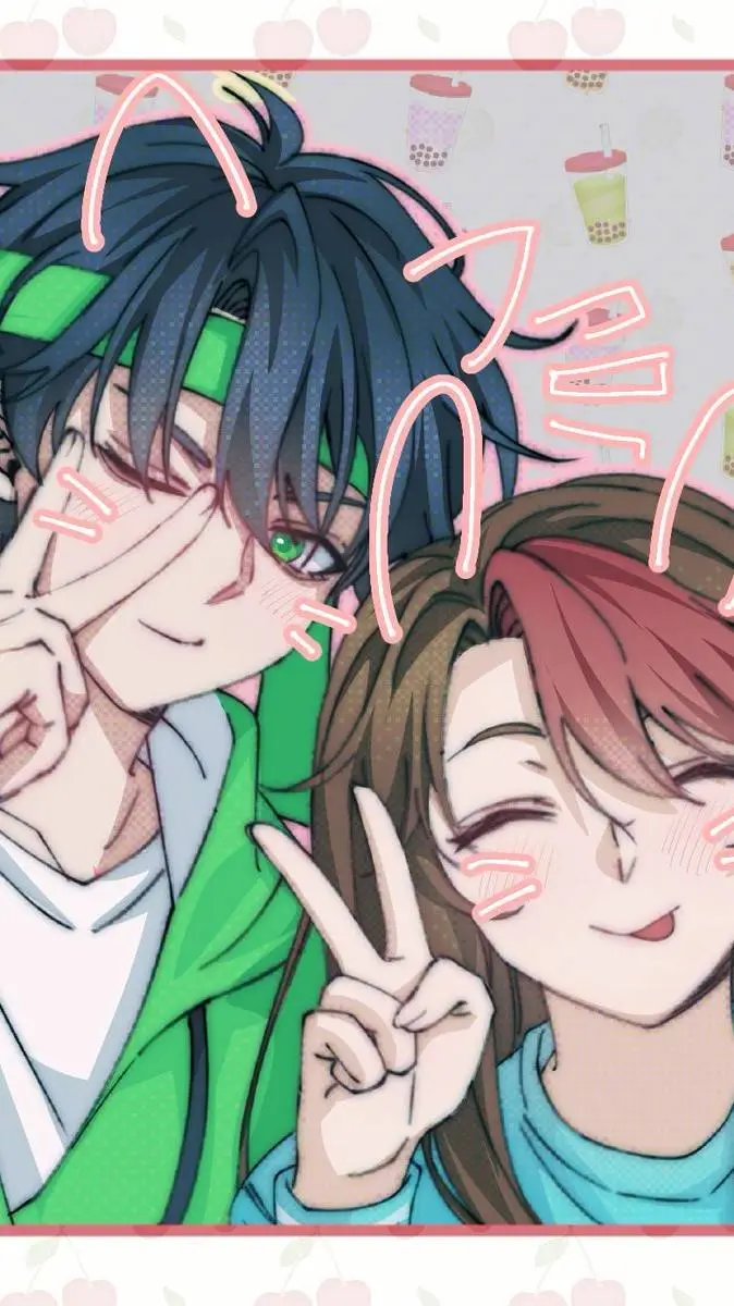 ai character: azuhh y Theo  background