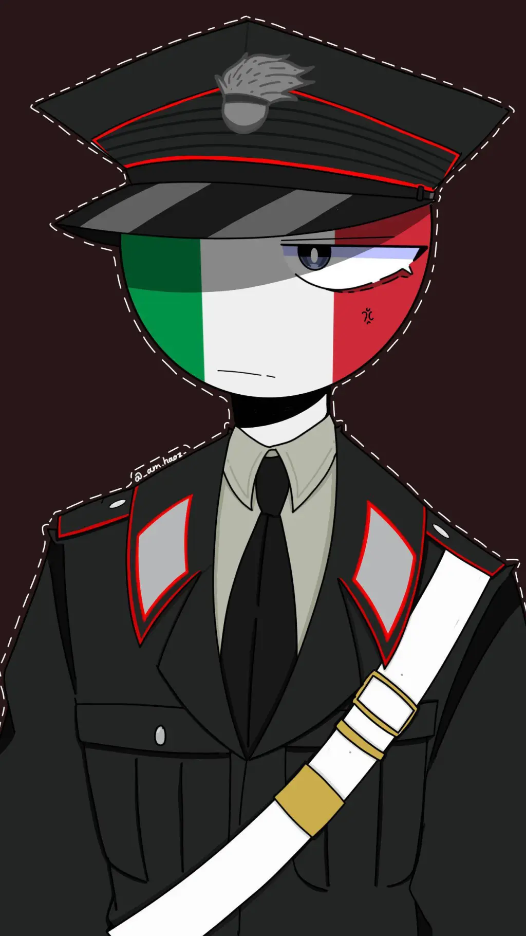 ai character: italia background