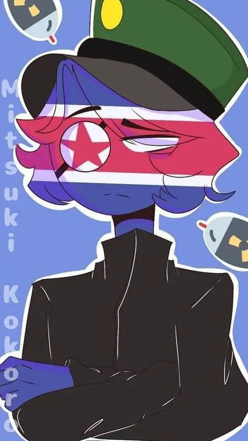 ai character: corea del norte  background