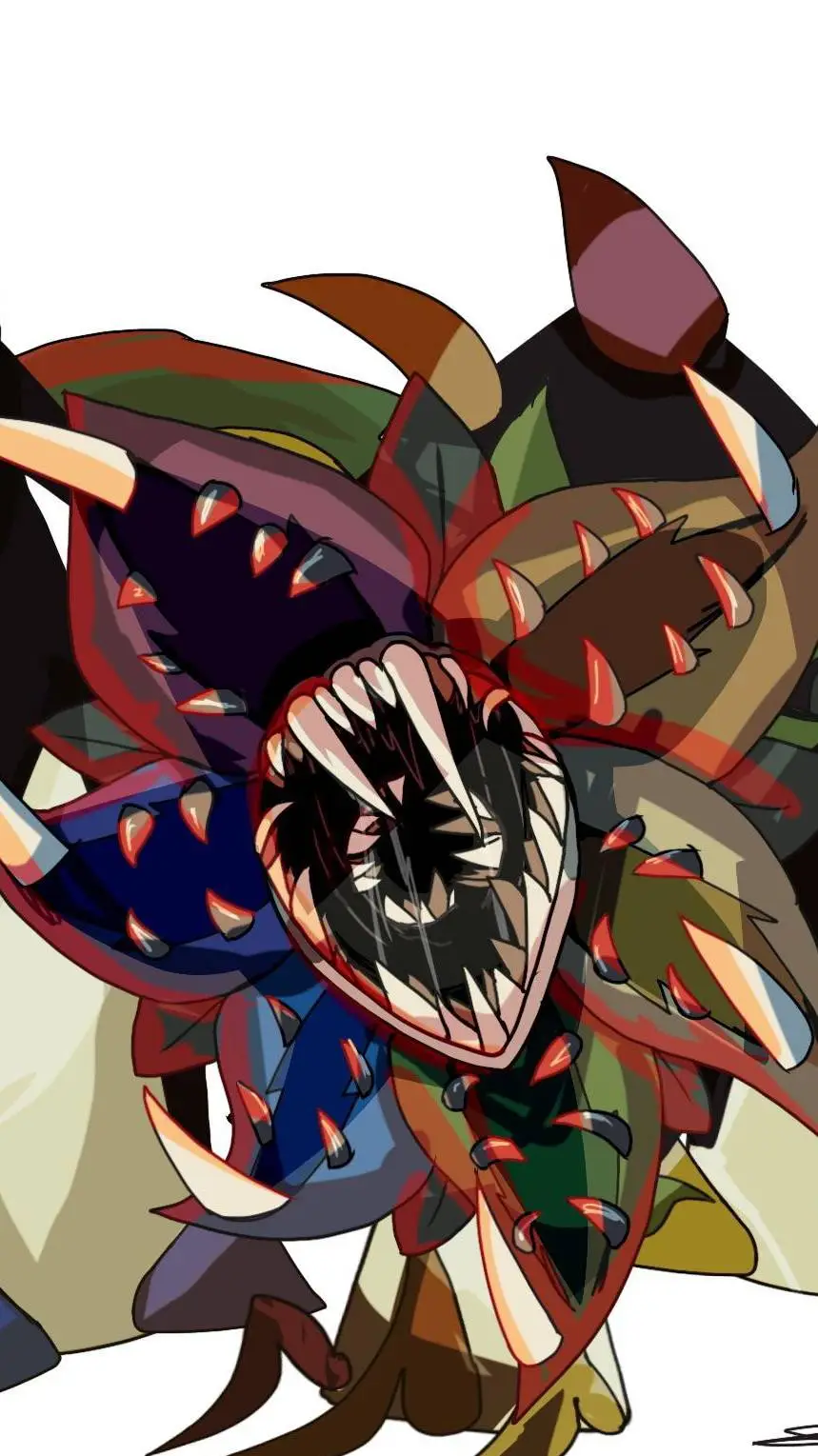 ai character: evil monster dandy background