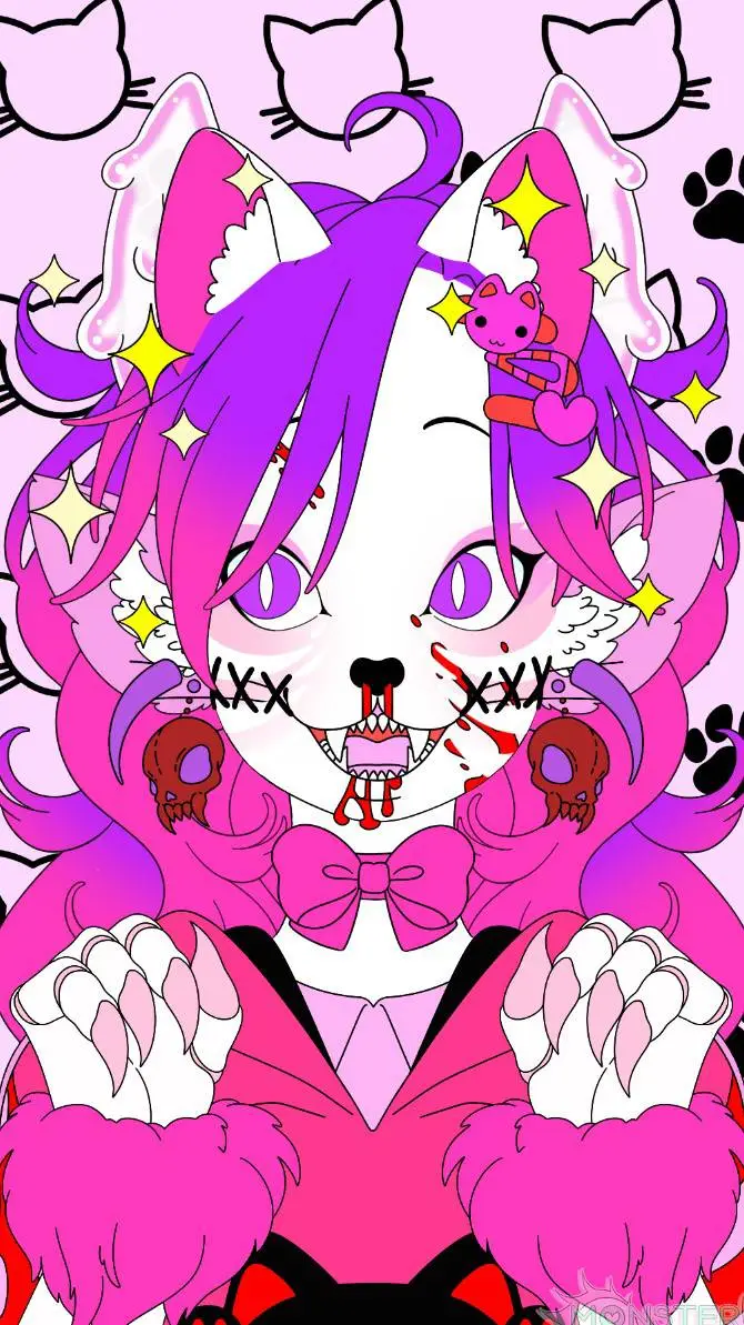 ai character: candycorn background
