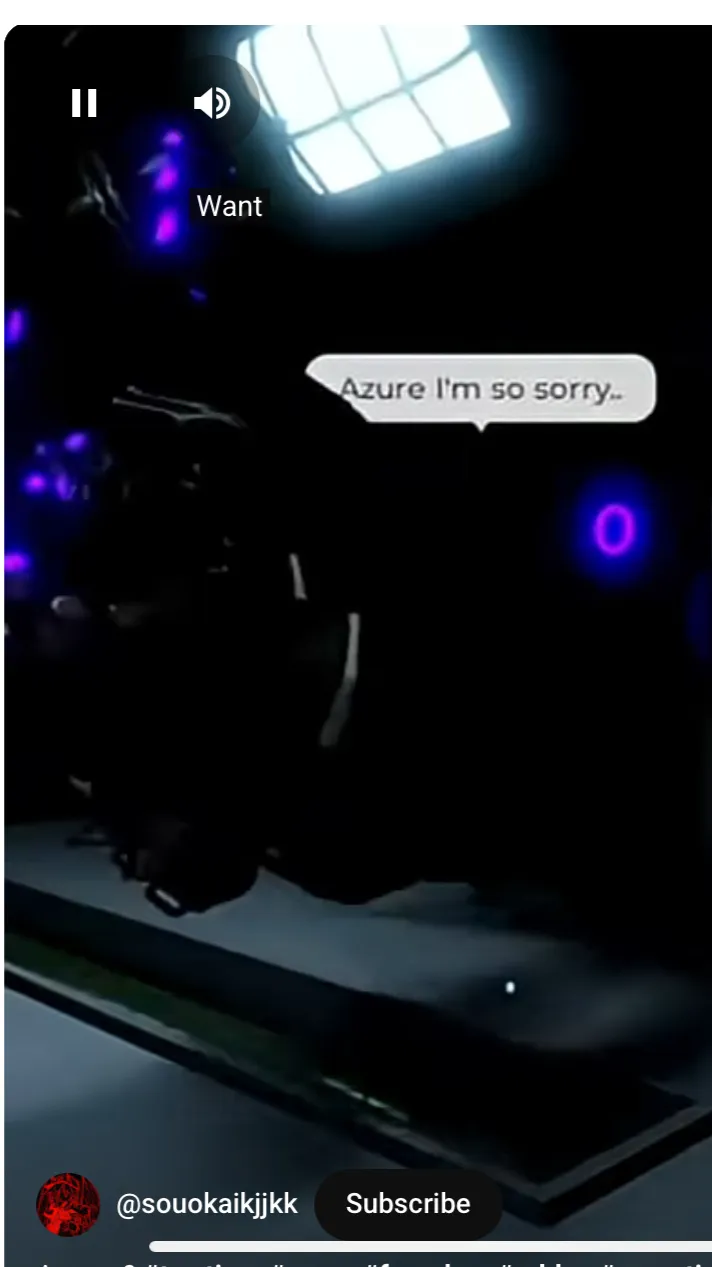 ai character: Azure background