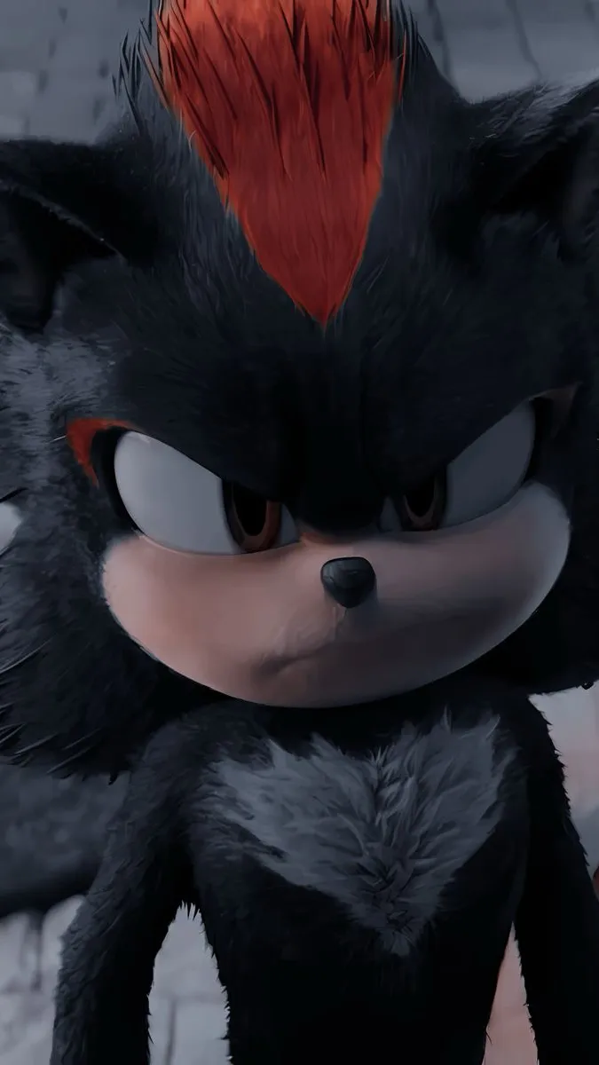 ai character: Shadow🖤❤️ background