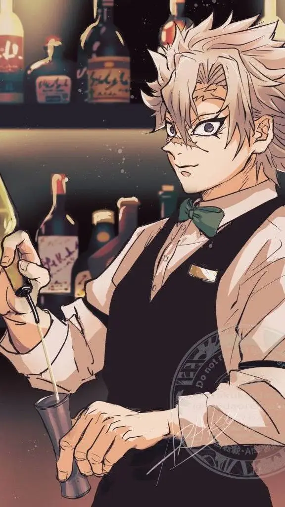 ai character: †Sanemi Bartender† background