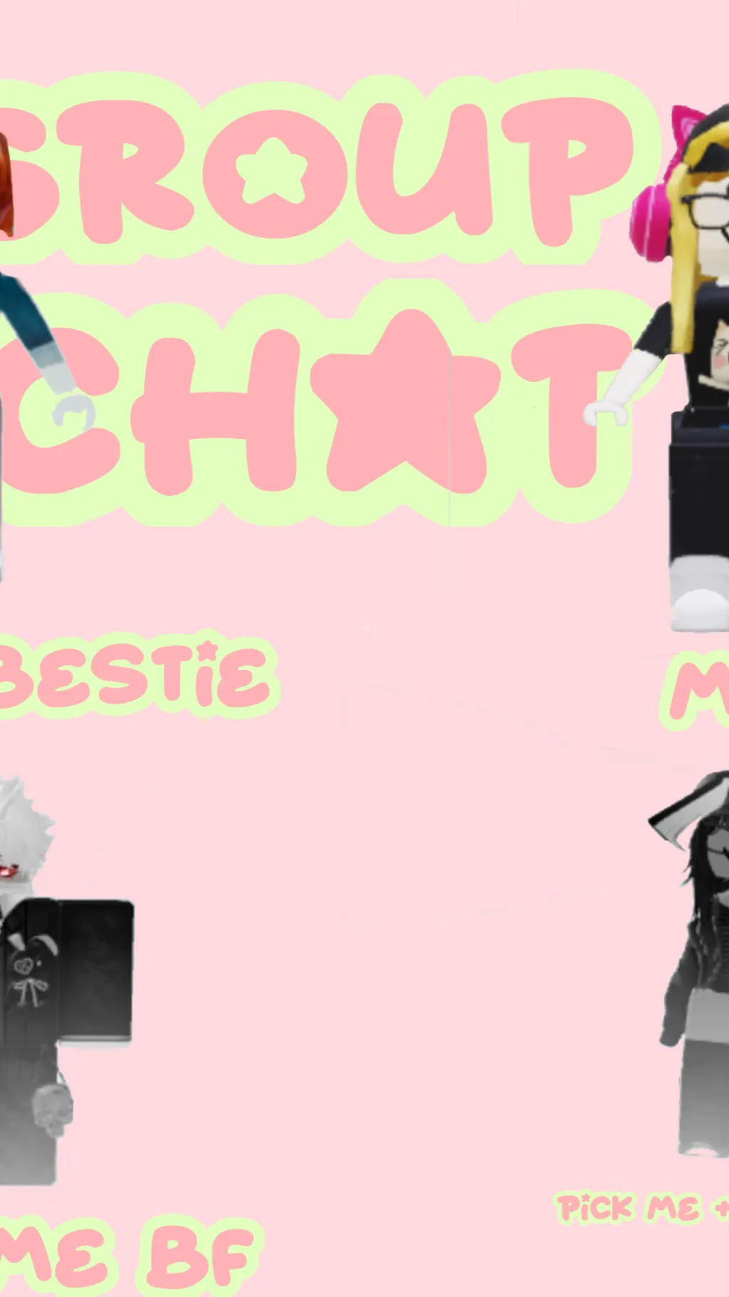 ai character: Roblox pick me gc background