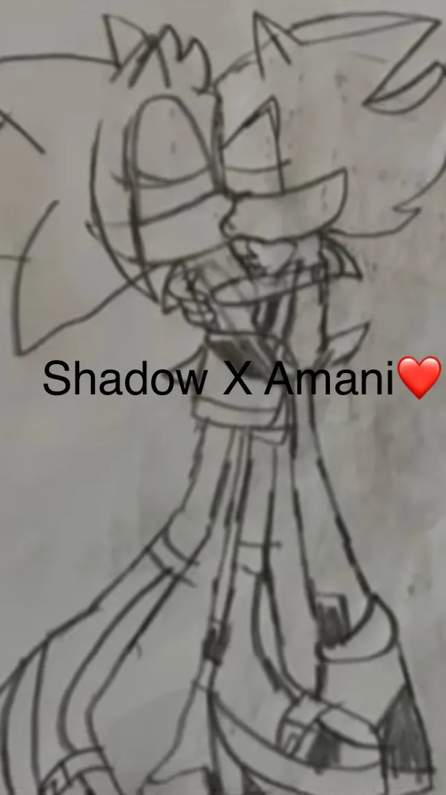 ai character: Shadow X Amani background