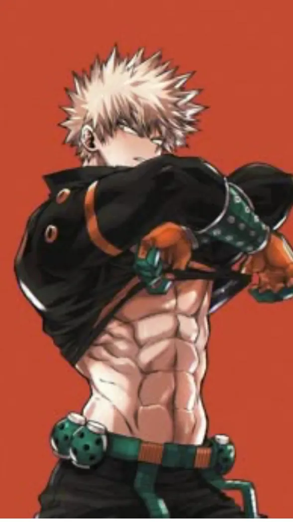 ai character: Katsuki Bakugo  background