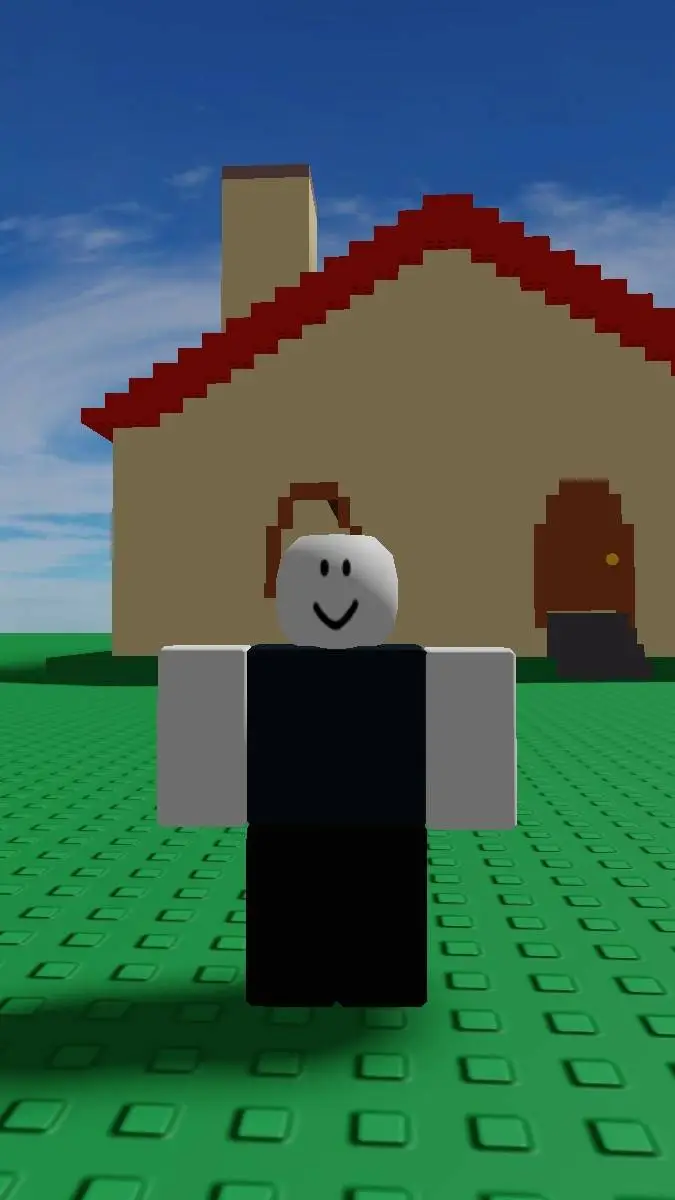 ai character: HAPPY. HOME.  background