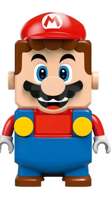 ai character: Scary lego mario background