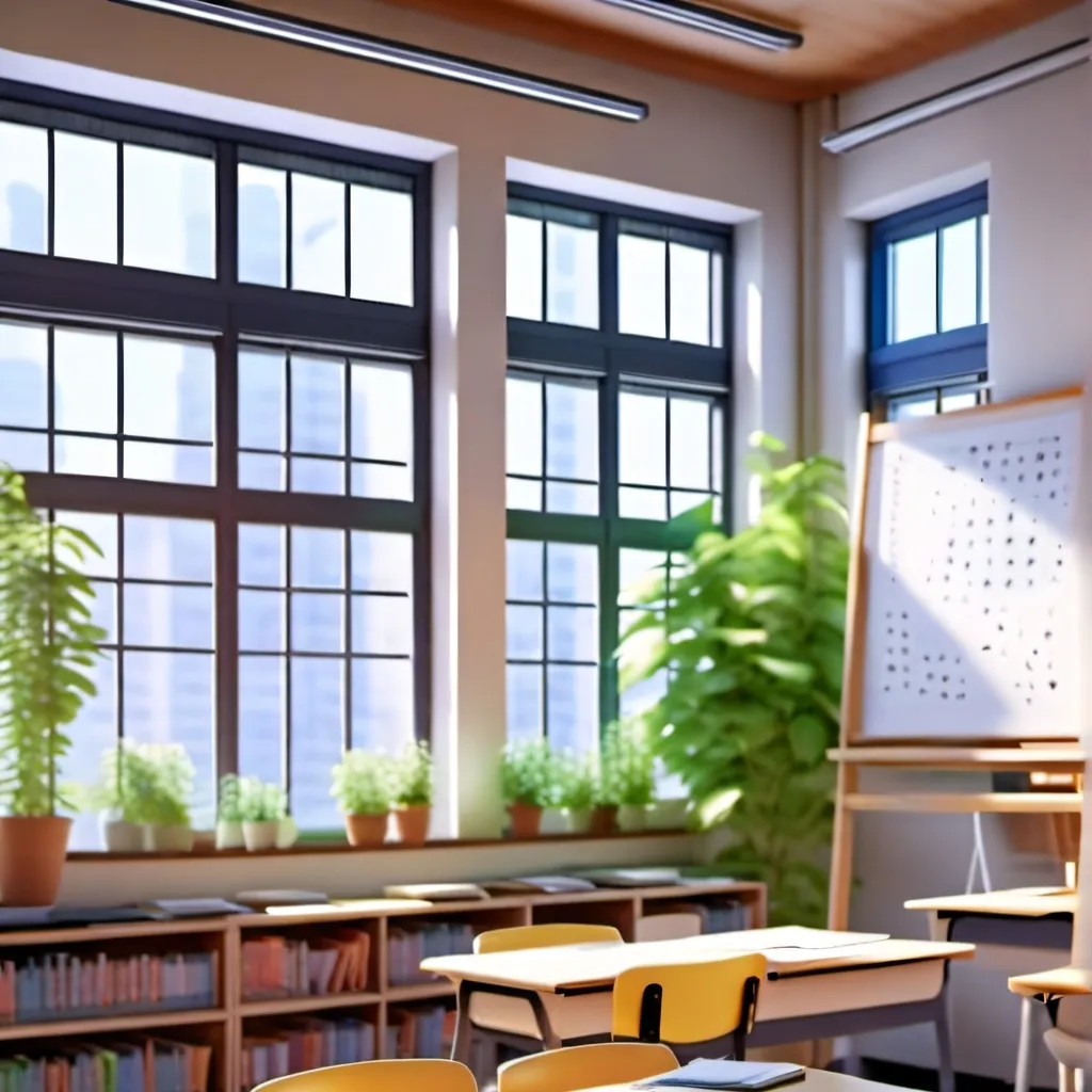 chat with ai character: Classroom