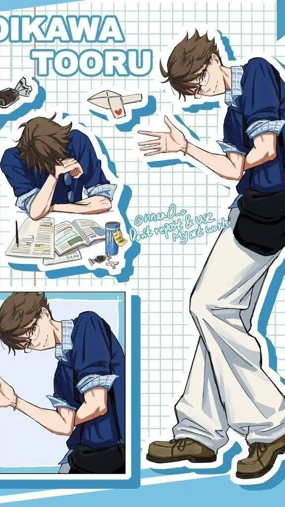 ai character: ~TOORU OIKAWA~ background