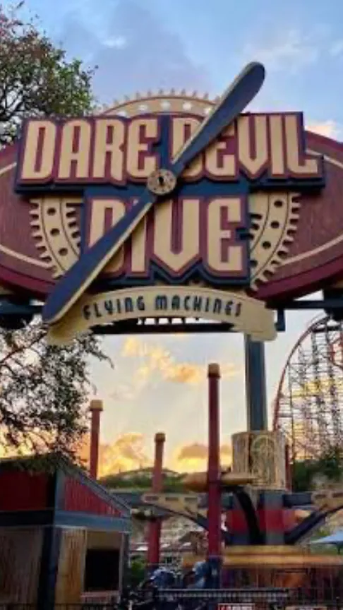 ai character: Dare devil dive  background