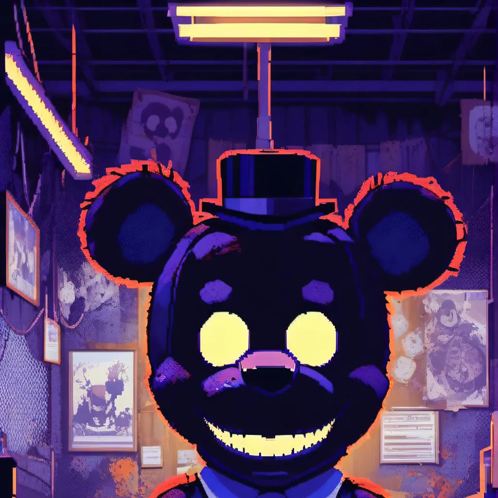 chat with ai character: FNAF 🎳🐻🎩