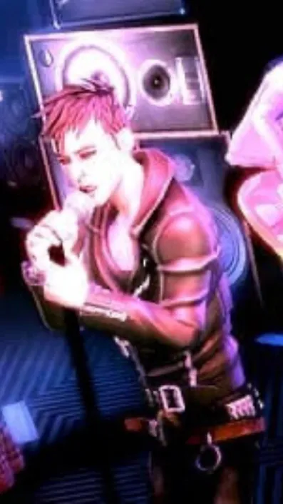 ai character: EMO GUY  background