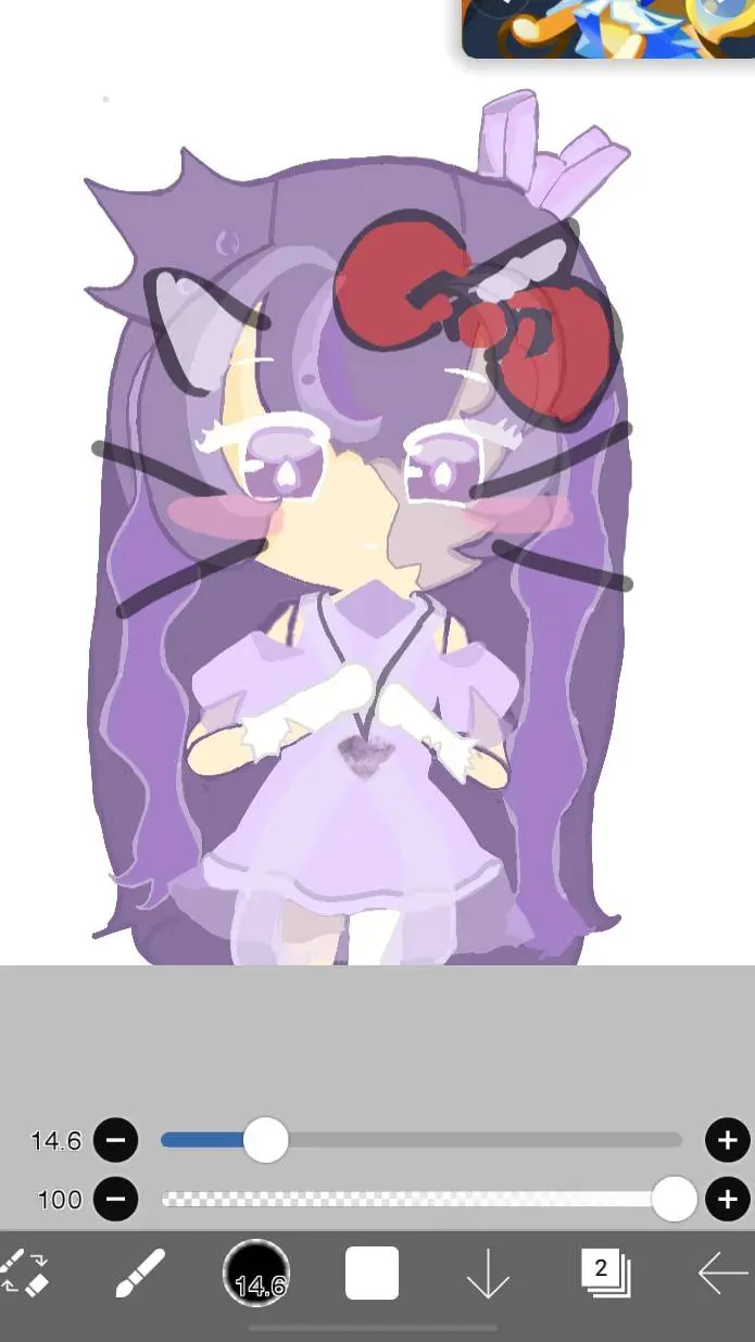 ai character: precious gems🪻 background