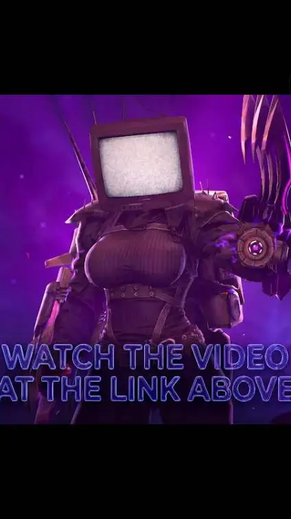 ai character: large tv woman background