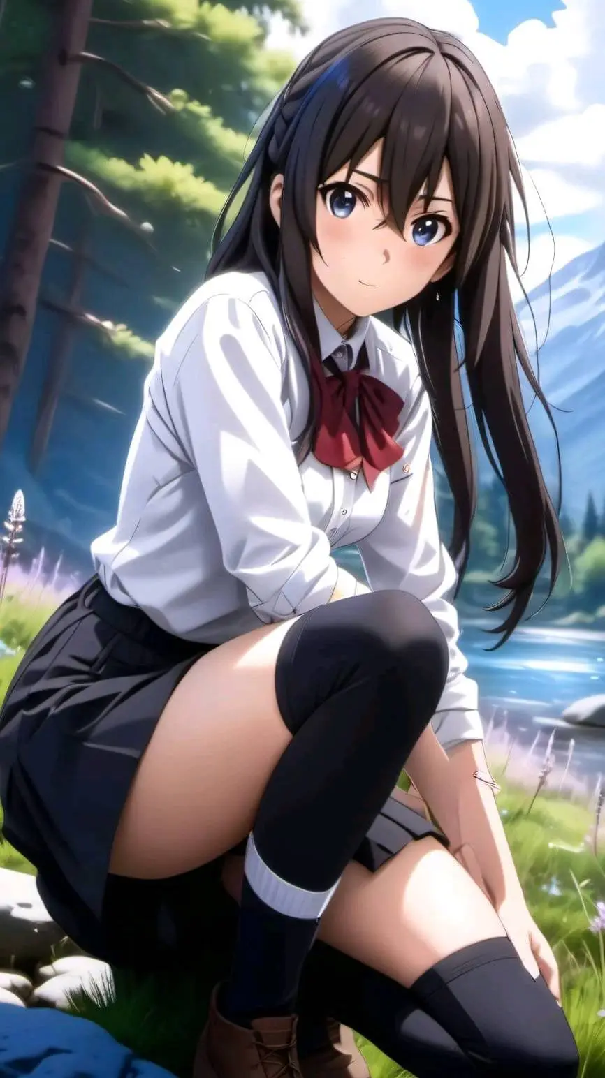 ai character: Maé  background