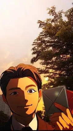 ai character: salesman  background