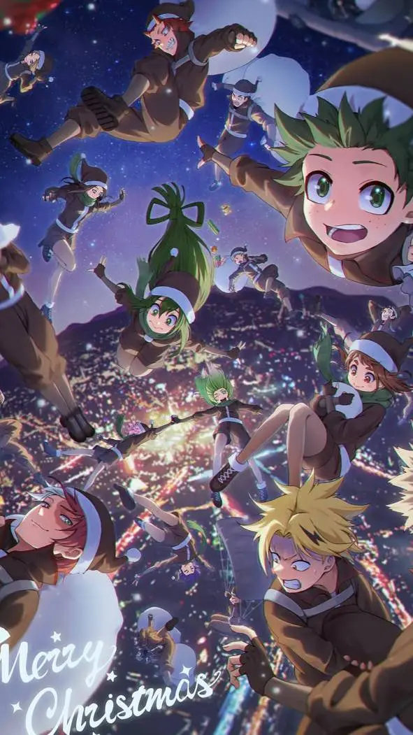 ai character: NAVIDAD DE MHA background