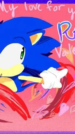 ai character: Sonic Valentine's background